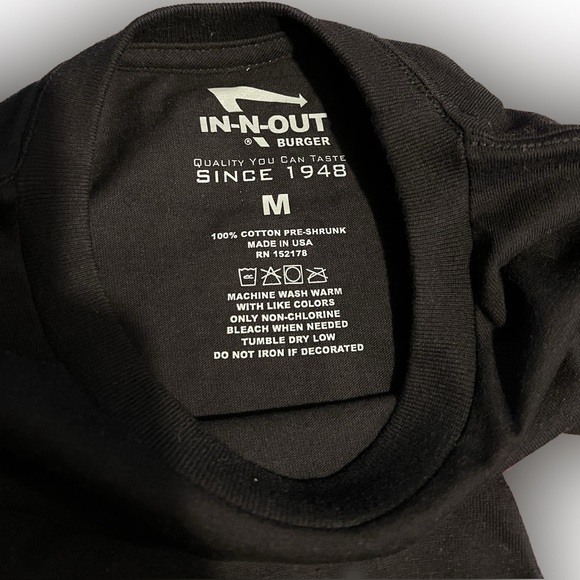 IN-N-OUT Burger T-shirt (brand new, never worn) - Picture 3 of 4
